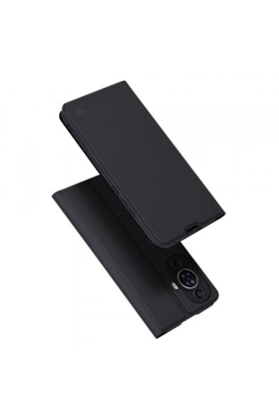 Stef's Cat Θήκη για Huawei nova 12s / nova 11, Magskin Book, Μαύρη