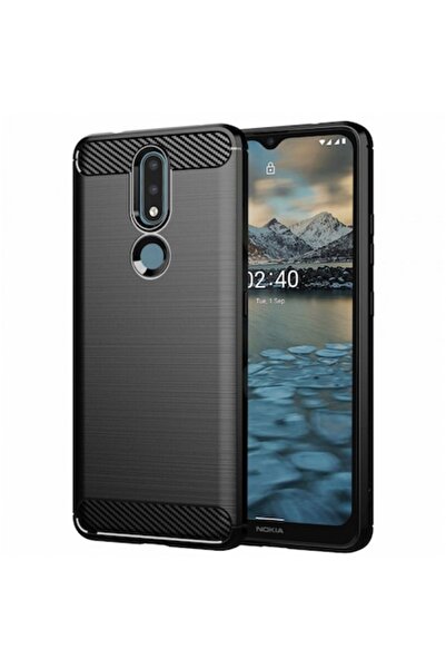 Stef's Cat Θήκη τηλεφώνου για Nokia 2.4, Carbon, μαύρη