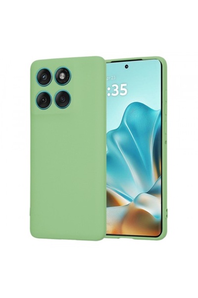 Stef's Cat Husă pentru Motorola Edge 60 Fusion / Edge 60, SoftFlex, Verde