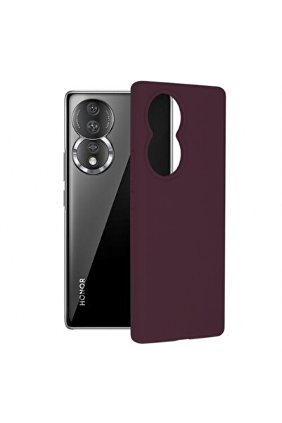 Stef's Cat Калъф за Honor 80, Soft Edge, Виолетов