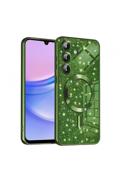 Stef's Cat Husă MagSafe pentru Samsung Galaxy A15 5G A156 / A15 A155, sclipic...