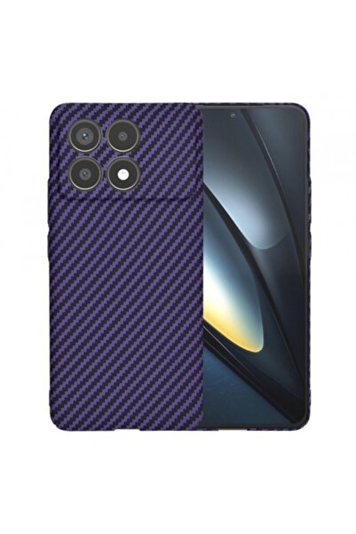 Stef's Cat Θήκη για Xiaomi Poco F6 Pro, Carbonite FiberShell, Μωβ