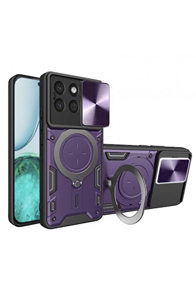 Stef's Cat Θήκη για Honor X8c, CamGuard Pro, Μωβ