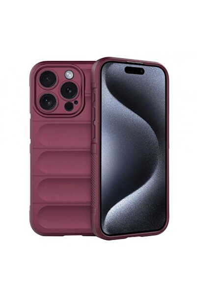 Stef's Cat Carcasă pentru Apple iPhone 15 Pro, Magic Shield, Vișinie