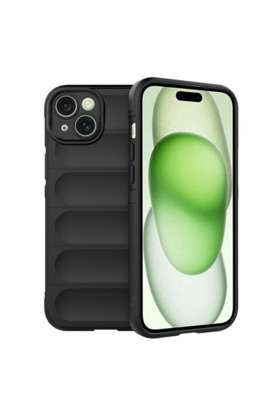 Stef's Cat Carcasă pentru Apple iPhone 15 Plus, Magic Shield, Neagră