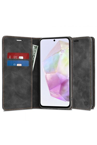 Stef's Cat Carcasă pentru Samsung Galaxy A35 5G A356, Confy, Negru