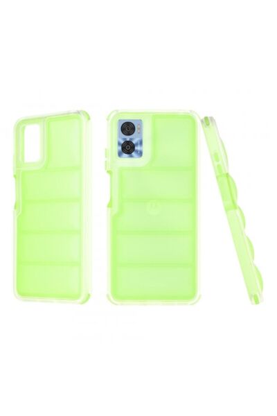 Stef's Cat Husă pentru Motorola Moto E22i / E22, Wave Shield, Verde