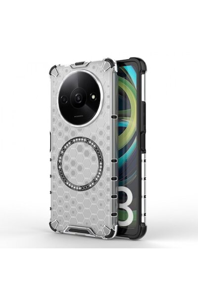 Stef's Cat Carcasă MagSafe pentru Xiaomi Redmi A3x / A3, protecție tip fagure...