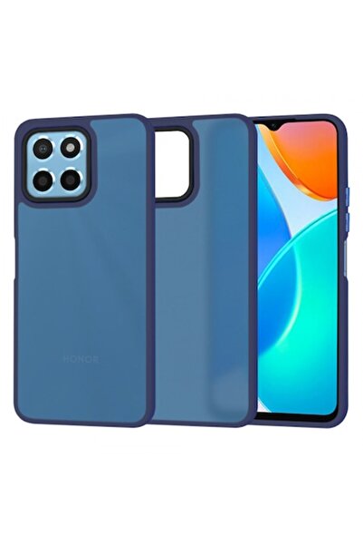 Stef's Cat Carcasă pentru Honor 70 Lite / X6 / X8 5G, HaloFrost, Bleumarin