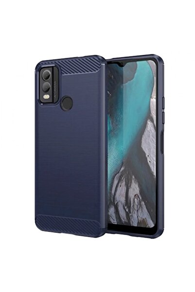 Stef's Cat Carcasă Nokia C22, carbon, albastră