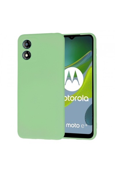 Stef's Cat Husă de telefon pentru Motorola Moto E13, SoftFlex, Verde
