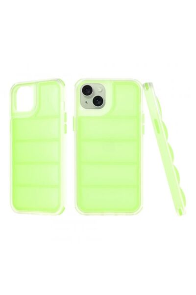 Stef's Cat Carcasă pentru Apple iPhone 15 Plus, Wave Shield, Verde