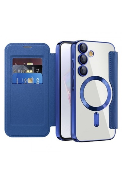 Techsuit Θήκη MagSafe για Samsung Galaxy A35 5G (A356), SmartMag Book, Μπλε