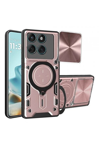 Stef's Cat Husă pentru Motorola Edge 60 Fusion / Edge 60, CamGuard Pro, Auriu...