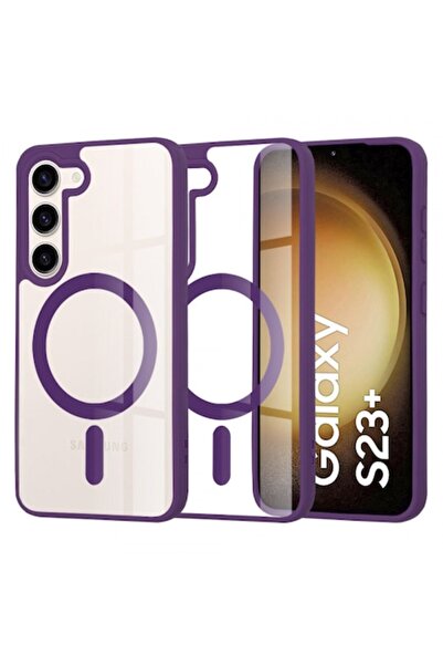 Stef's Cat Θήκη MagSafe για Samsung Galaxy S23+ (S916), Pro — Μωβ