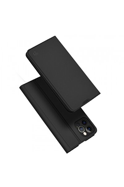 Techsuit Калъф за Apple iPhone 12 Pro, Magskin Book, Черен