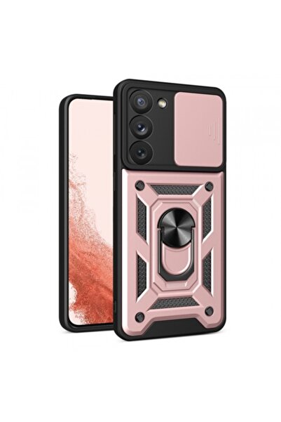 Stef's Cat Carcasă pentru Samsung Galaxy S23+ S916, CamShield, roz