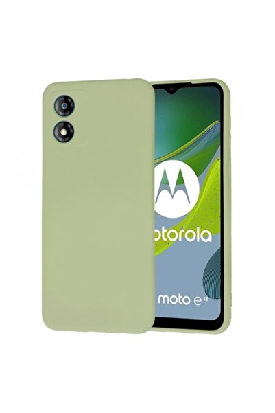 Stef's Cat Husă pentru Motorola Moto E13, SoftFlex, Verde Deschis