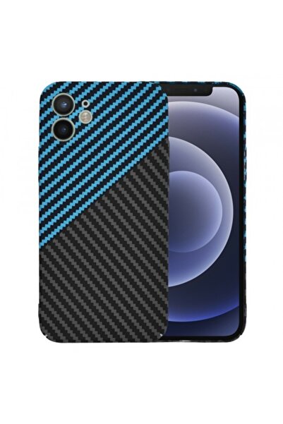 Stef's Cat Θήκη για Apple iPhone 12, Carbonite FiberShell, Μπλε