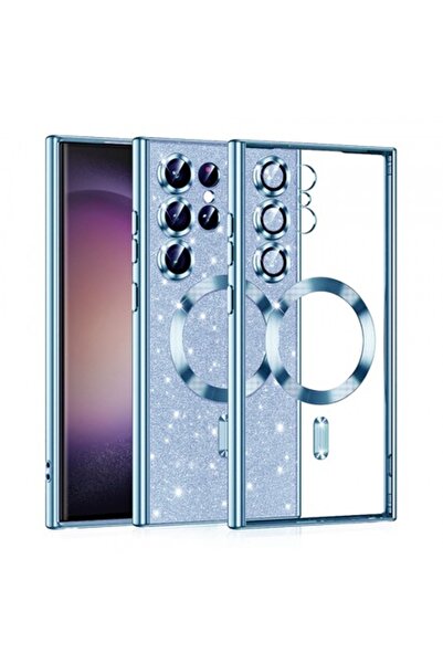 Stef's Cat Husă MagSafe pentru Samsung Galaxy S23 Ultra (S918) - Sclipici de ...