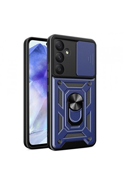 Stef's Cat Θήκη Samsung Galaxy A55 5G (A556), CamShield, Μπλε