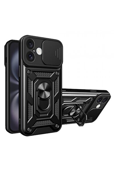 Stef's Cat Θήκη για Apple iPhone 16 Plus, CamShield, Μαύρη