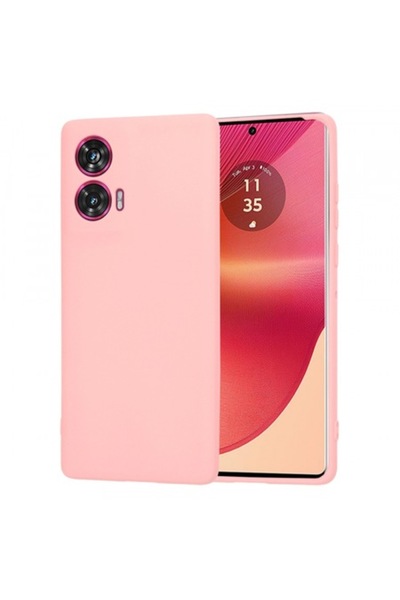 Stef's Cat Husă pentru Motorola Edge 50 Fusion, SoftFlex, roz deschis