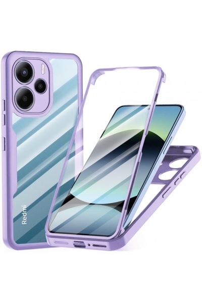 Stef's Cat Θήκη για Xiaomi Redmi Note 14 4G (Τοπική), ColorVerse 360, Μωβ