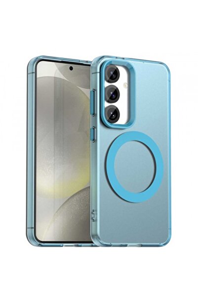 Stef's Cat Θήκη MagSafe για Samsung Galaxy S24 FE S721, CandyCase, Μπλε