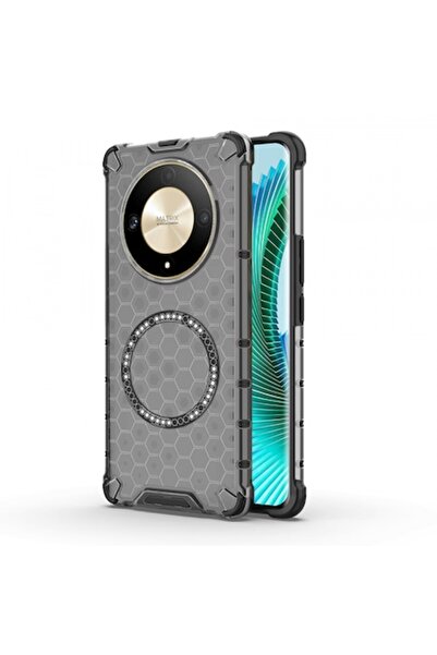 Stef's Cat Carcasă MagSafe pentru Honor Magic6 Lite, protecție tip fagure, ne...