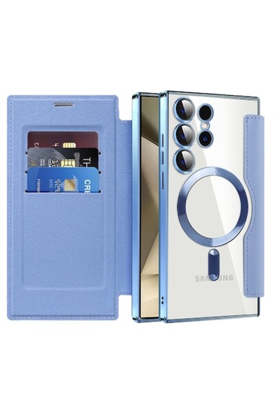 Stef's Cat Husa pentru Samsung Galaxy S24 Ultra, E93, SmartMag Book Case, Pie...