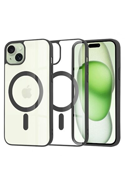 Stef's Cat Θήκη MagSafe για Apple iPhone 15 Plus, Pro, Μαύρη