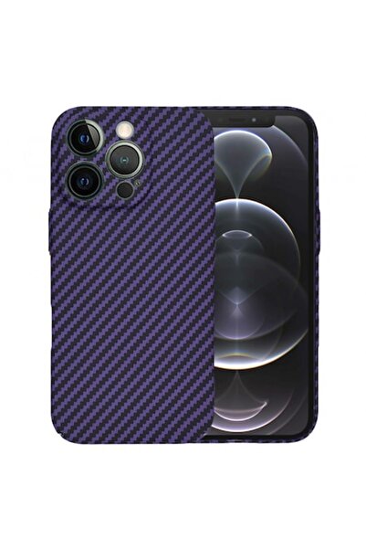 Stef's Cat Carcasă pentru Apple iPhone 12 Pro, Carbonite FiberShell, Violet