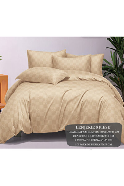 Patul Premium Bed Linen, Fine Cotton, 6 Pieces, Fitted Sheet