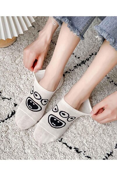 AZONEE Cute Funny Socks for Women, 5 Pair Novelty Silly Ankle Socks, Weird Footies for Girls, Fun Qu