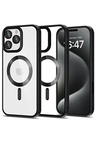 Tech-Protect Carcasă MagSafe pentru Apple iPhone 16 Pro, Magflex Satin, Negru