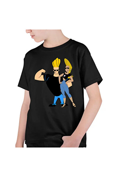 OEM Tricou Copii Baieti Johnny Bravo Jenny Brava Fitness