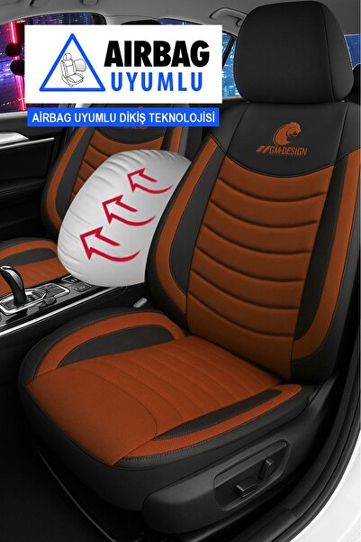 GM-DESIGN Panther Series Linen Fabric Car Seat Cover (Opel Corsa-Astra-Vectra Compatible)