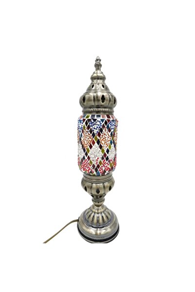 ABS Table lamp, handmade glass mosaic, multicolor, oriental, 42 cm, W04