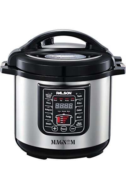 PALSON قدر ضغط كهربائي، سعة 8 لتر، 1350 واط، برامج متعددة، مؤقت قابل للبرمجة ...