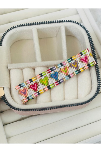 By Selen Suyolcu Miyuki Heart Bracelet