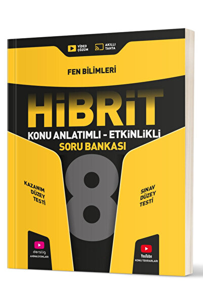 Efsane Yayınları 8.Sınıf Hız Yayınları HİBRİT Fen Bilimleri Konu Anlatımlı - ...