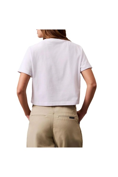 Calvin Klein Tricou SS LIQUID CK CROPPED TEE
