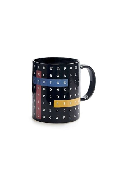 Balvı Alphabet mug - Black, 290 ml