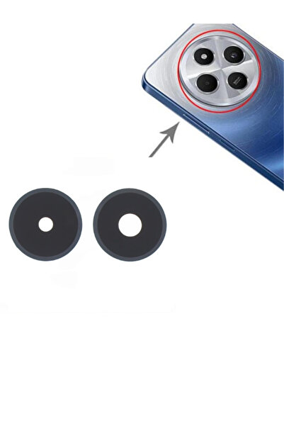 Fodos Xiaomi Compatible Redmi 14C Camera Lens Glass 2411Drn47C, 2409Brn2Cg