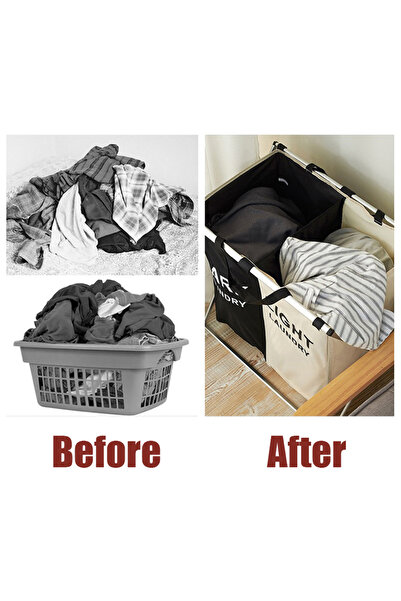 Ch Easy-to-carry color-coded laundry basket