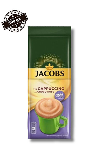 Jacobs Milka – Cappuccino cu ciocolată și nuci 500gr