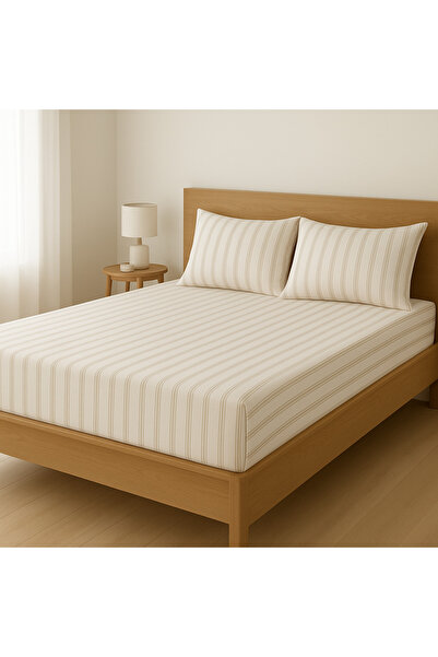 SENSSTEKSTİL Double Bed Sheet Set Elastic 160X200