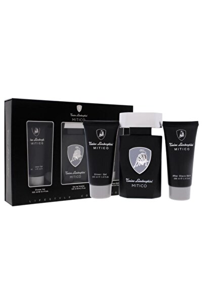 Lamborghini طقم تونينو لامبورغيني ميتيكو او دو تواليت (عطر 125مل+افترشف100مل +شاور جل 100مل)