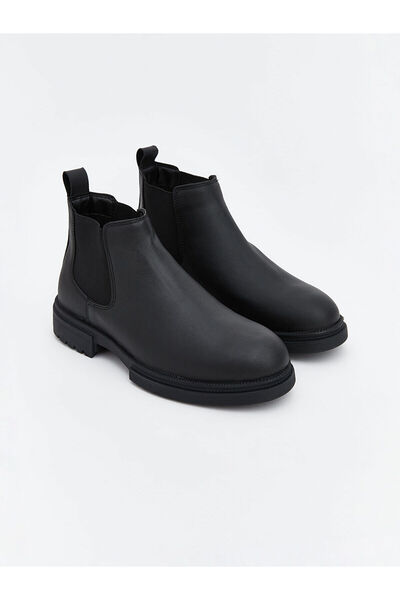 LC Waikiki Özmarka Yeni Sezon Deri Görünümlü Erkek Bot